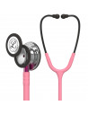 Littmann Classic III Stethoscope 5962 mirror chestpiece, pearl pink tube, pink stem and smoke-colored headset, 69 cm