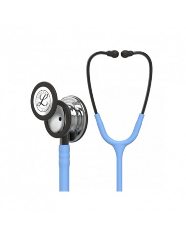 Littmann Classic III Stethoskop 5959 verspiegeltes Bruststück, himmelblauer Schlauch, rauchfarbener Schaft 2. Chance