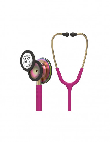 Littmann Classic III Stetoskooppi 5806 Special Edition -rintakappale sateenkaariviimeistelyssä Vadelmanpunainen käärme 2. mahdol