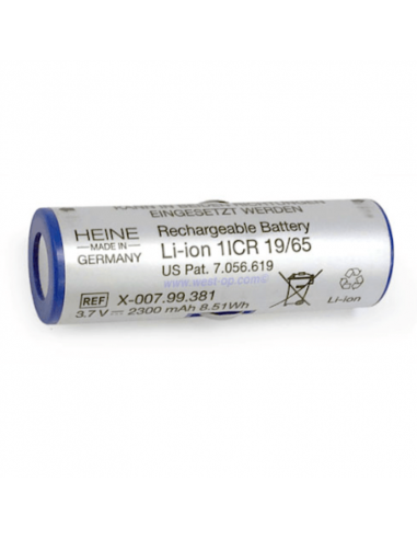 Bateria recarregável Heine Li-ion 3,5V para cabo BETA