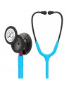 Stetoscopio Littmann Classic III 5872 Tubo turchese, finitura fumo - Gambo rosa