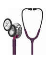 Littmann Classic III Stethoscope 5960 mirror chestpiece, plum-colored tube, pink stem and smoke-colored headset, 69 cm