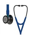 Стетоскоп Littmann Cardiology IV, насадка дымчатого цвета, темно-синяя трубка, синяя ножка и черная гарнитура, 6202